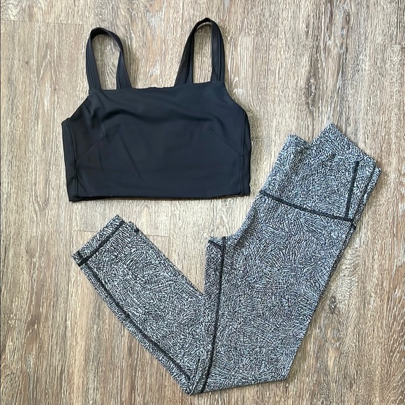 GUC Lululemon Workout Set. Size Top 8/Bottom 6 - Picture 1 of 10
